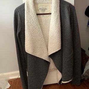Sherpa Lined Cardigan Jacket